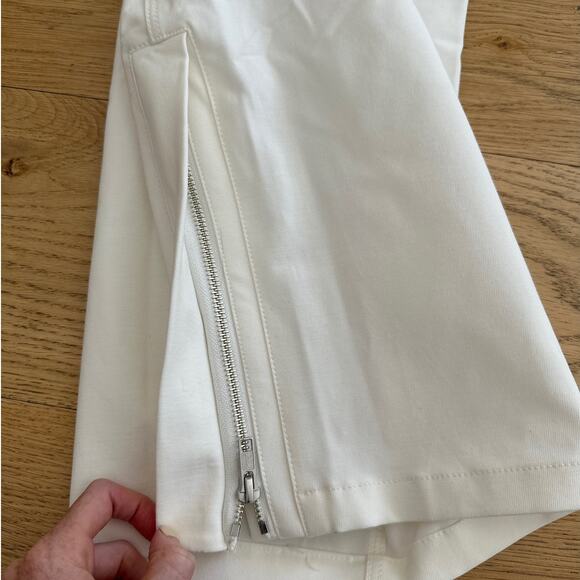 Paper Moon - Cargo Pants with Zip Ankles in White - Picture 5 of 5